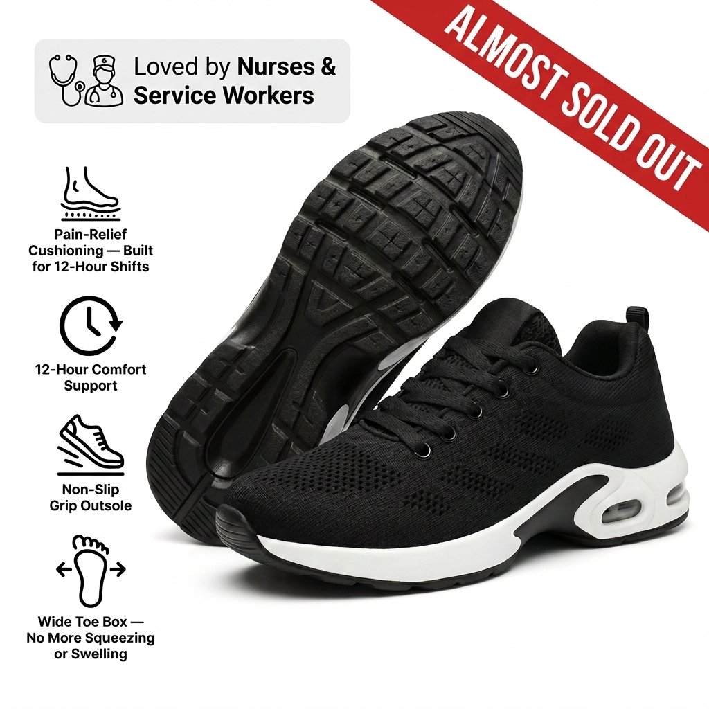 SoftSoles Pro - 12-Hour Shift Footwear for All-Day Relief from Foot, Knee & Back Discomfort.